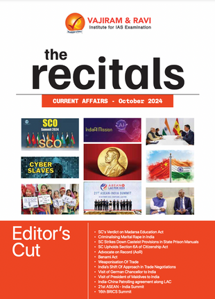 The Recitals October 2025- Vajiram & Ravi Monthly Current Affairs