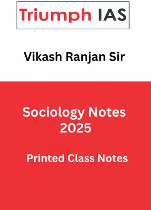 Vikash Ranjan Class Notes 2025 [ Printed Notes]