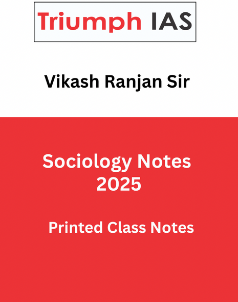 Vikash Ranjan Class Notes 2025 [ Printed Notes]